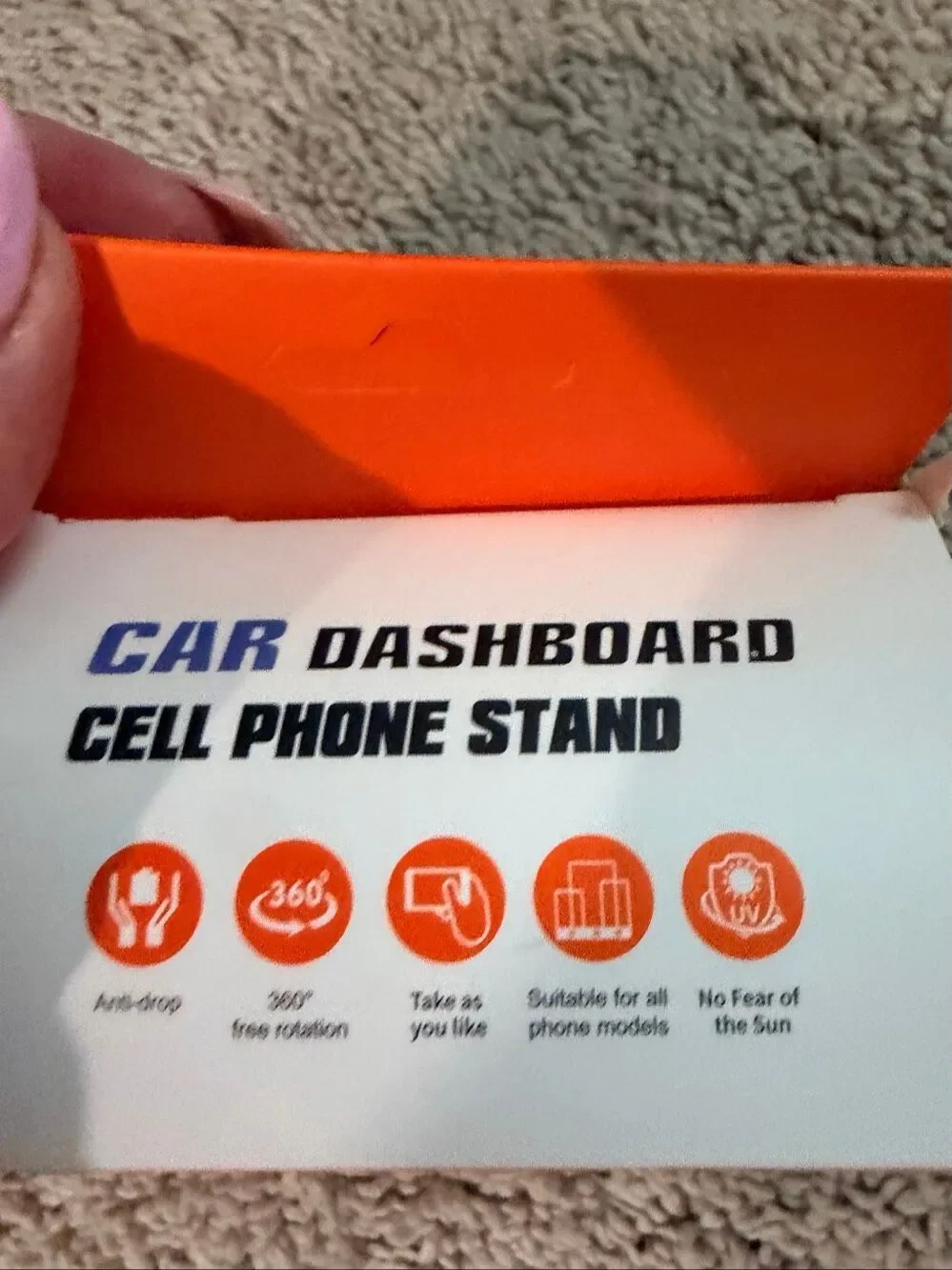 Universal Car Dashboard Cell Phone Stand Mount Holder Silicone Anti-Slip Pad New